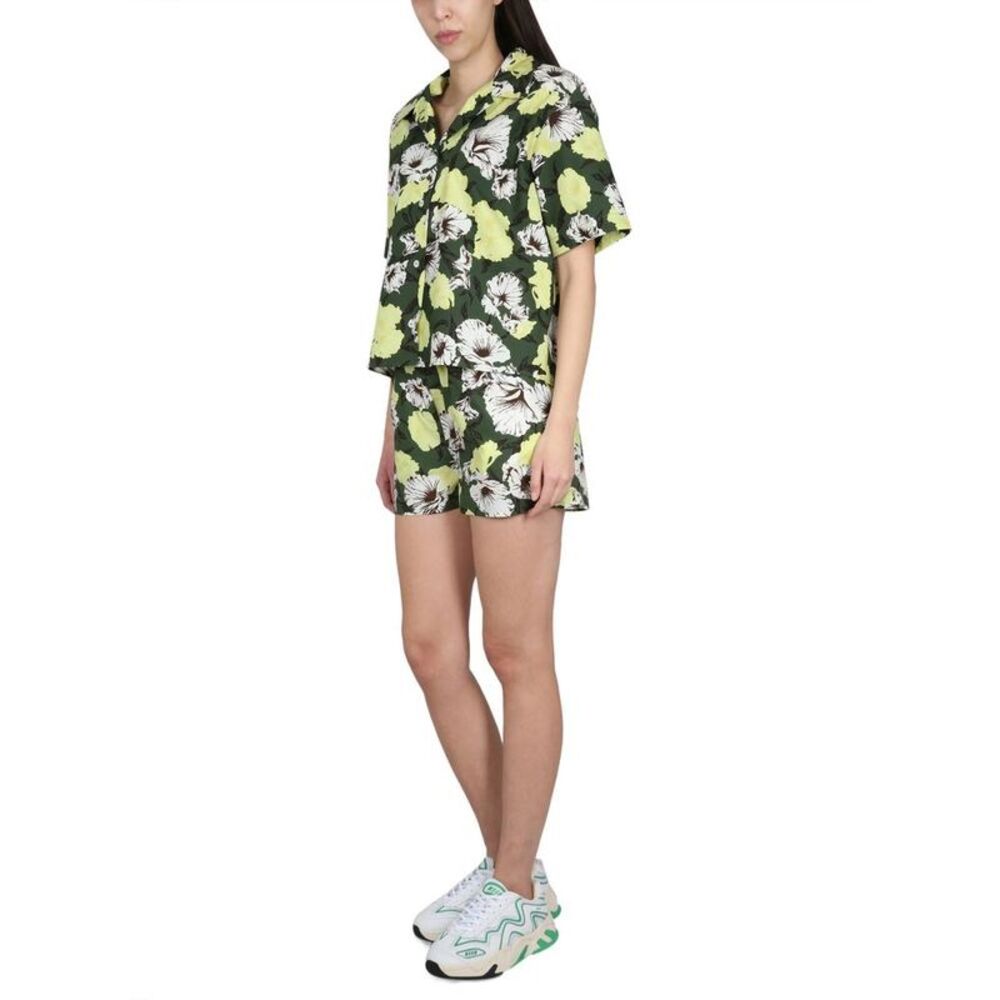 MSGM Women's Floral Print Camp Shirt Women MULTICOLOUR Shirts